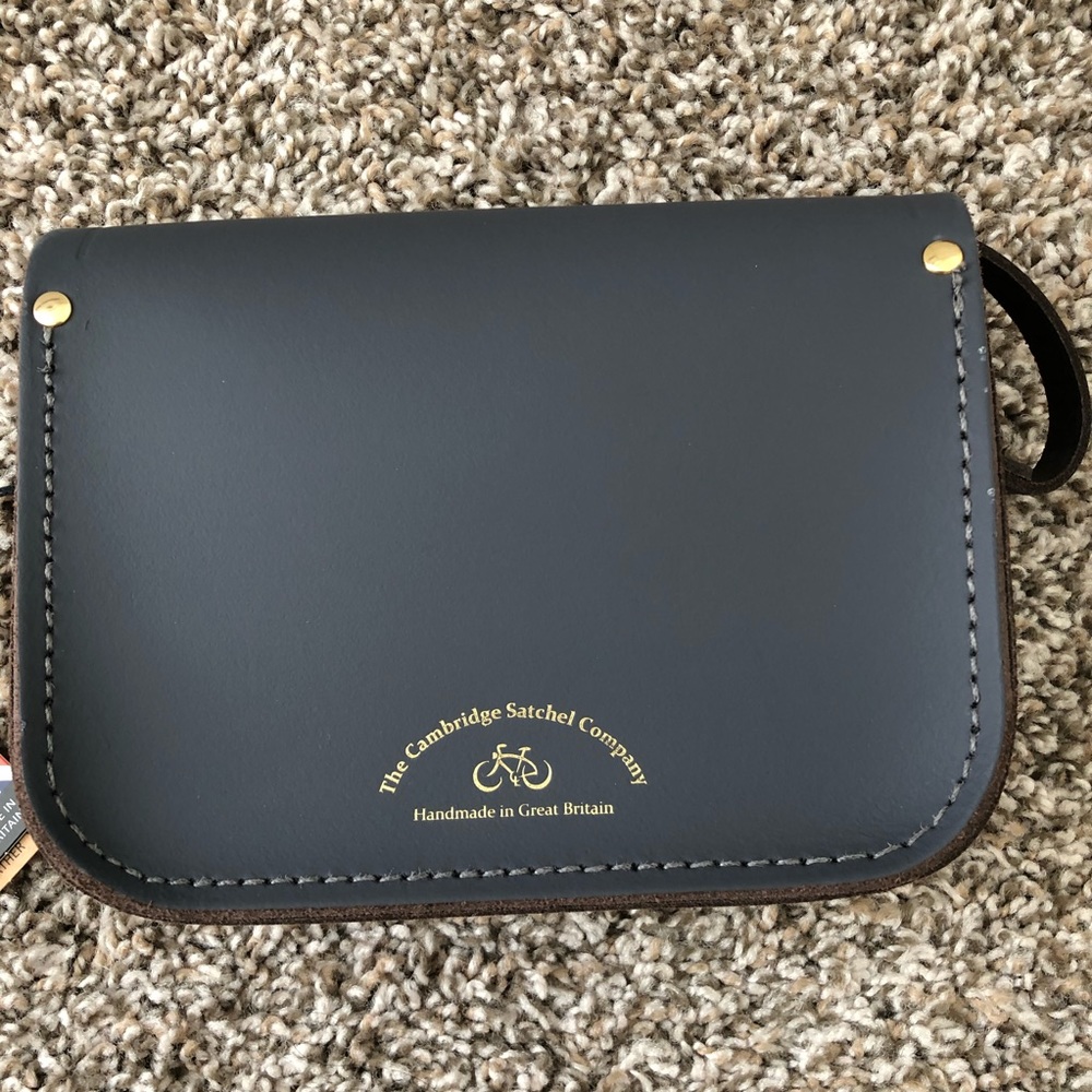 Black Leather Satchel Crossbody Bag - Picture 3 of 11